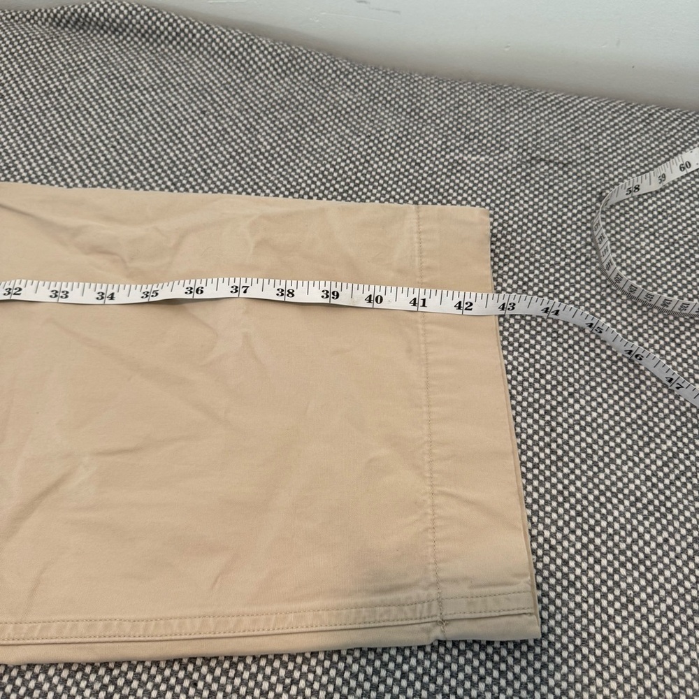 NWT American Eagle AE77 Premium Pleated Cargo Pants Khaki Women's Size 4 - Picture 12 of 13
